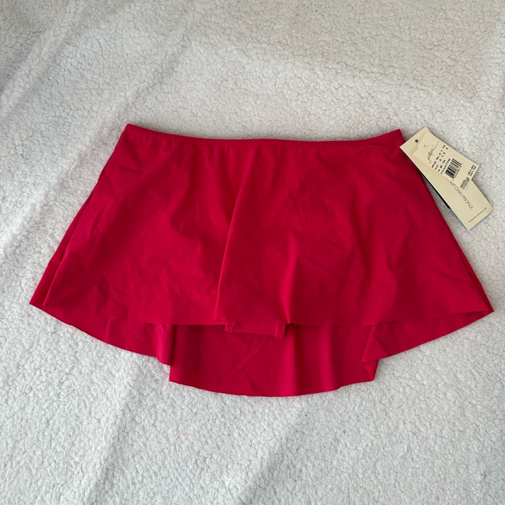 Gottex pink swim skirt 8